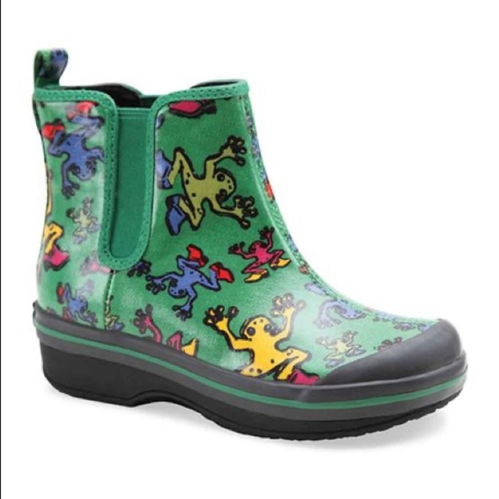 Dansko Green Frog Vicki Clog Rain Boot